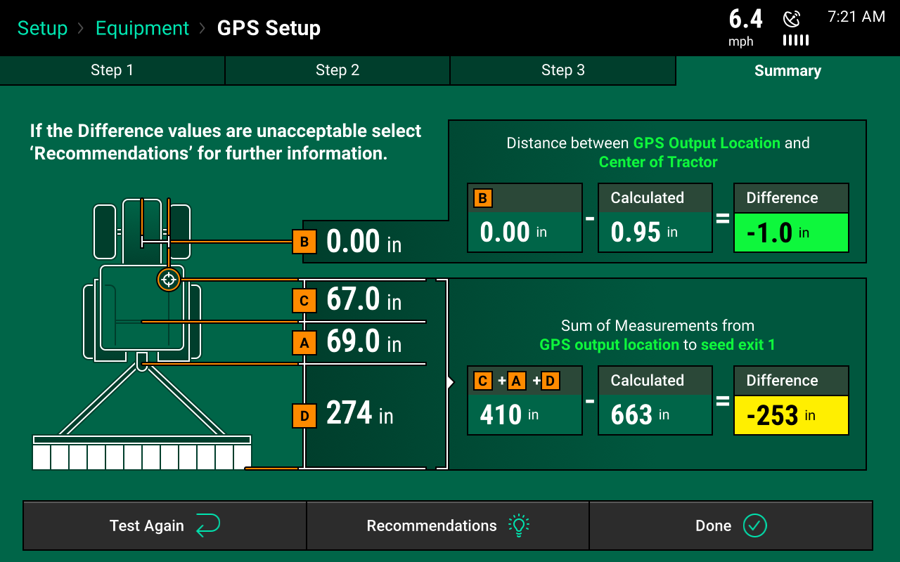 GPS offset check screencap