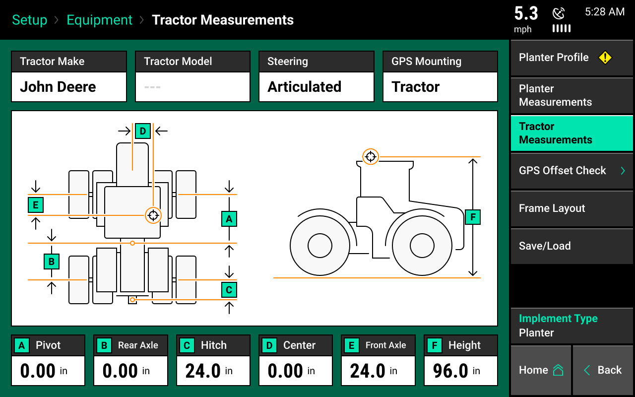 articulated steering type screencap