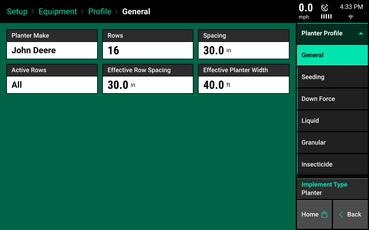 vDrive monitor configuration step 2 screen 1