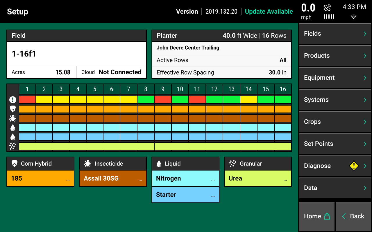 vDrive monitor configuration step 1