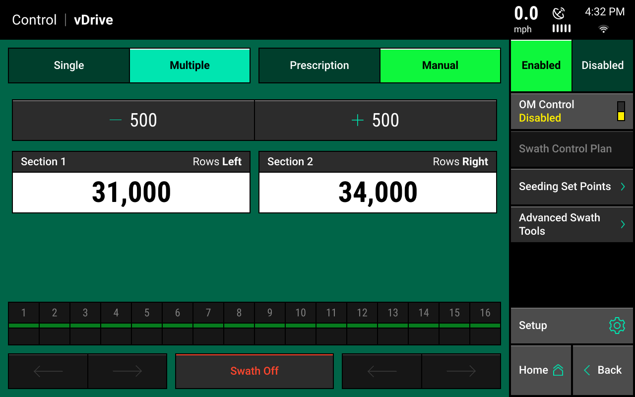 vDrive population control multiple